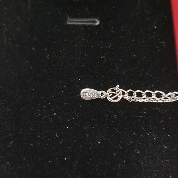 LOVE, DREAM, HAPPINESS  orbiting bands sterling silver necklace - Picture 7 of 7